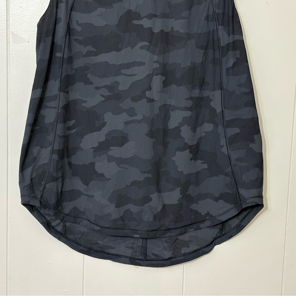 Lululemon Sculpt Tank Heritage 365 Camo Deep Coal Black Sleeveless - Picture 5 of 9